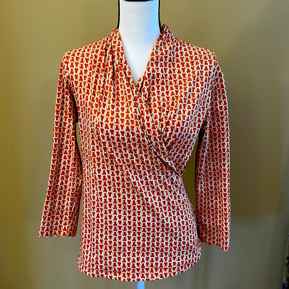 J McLaughlin criss cross top